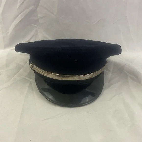 Vintage Fire Department Firefighter Dress Hat Cap 6 7/8 - Picture 2 of 9